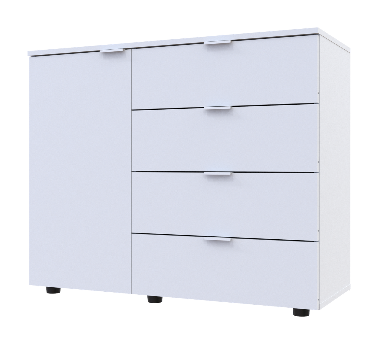 Комод Doros С1 100х38,1х81,2 см Белый (DR-10079)