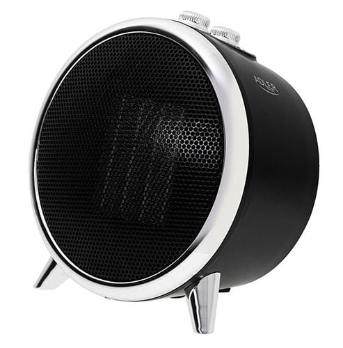 Вентилятор-обогреватель универсальный керамический 1500 Черный/Серебристый