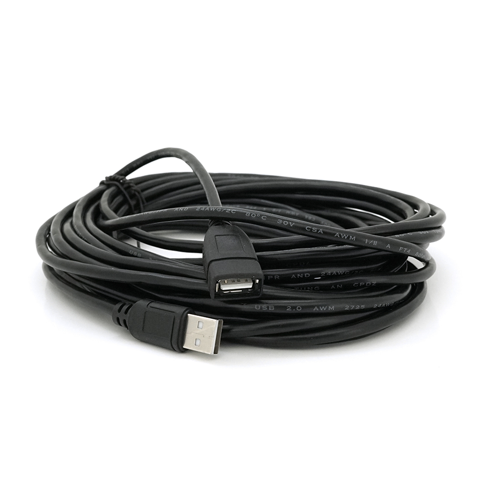 Подовжувач VOLTRONIC USB 2,0 AM/AF з феритовим фільтром 10 м Чорний (YUT_V2697) Подовжувач VOLTRONIC USB 2,0 AM/AF з феритовим фільтром 10 м Чорний (YUT_V2697)