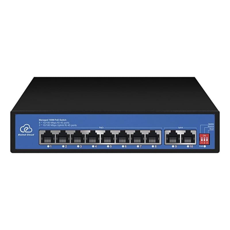Коммутатор неуправляемый Ewind EW-ES2010CF-AP PoE 10 портов