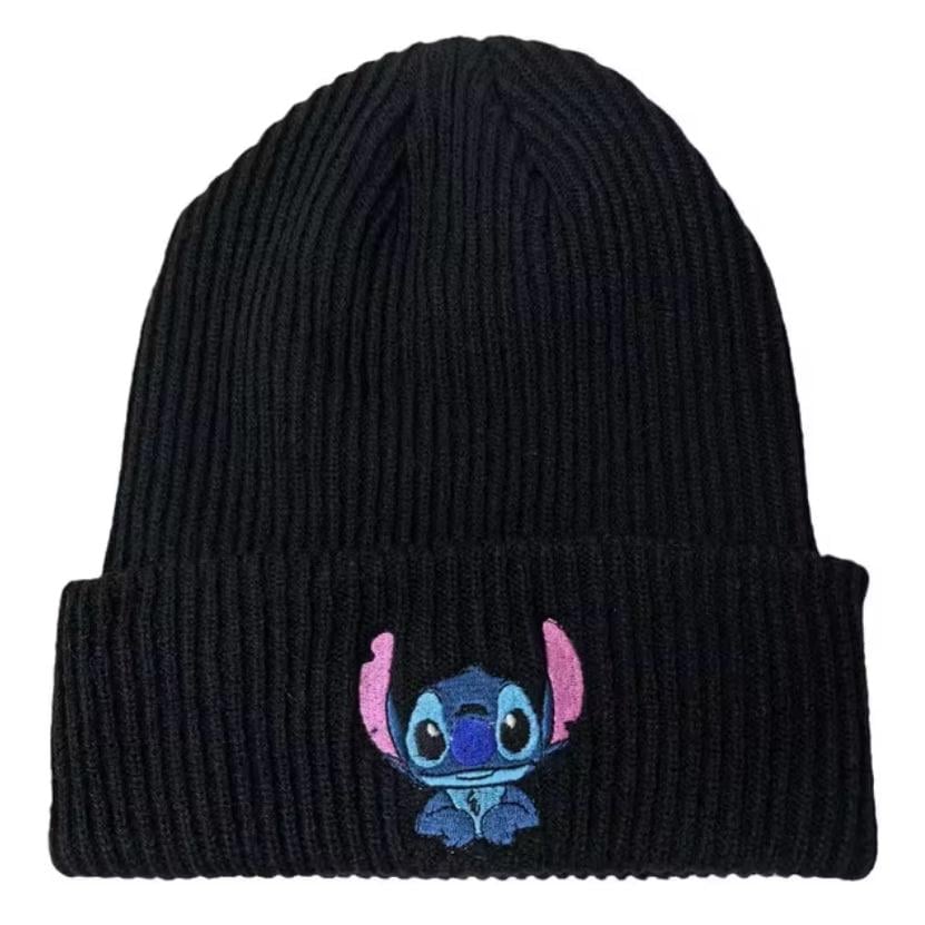 Шапка вязаная теплая детская Disney Stitch Черный - фото 1 Шапка вязаная теплая детская Disney Stitch Черный - фото 1