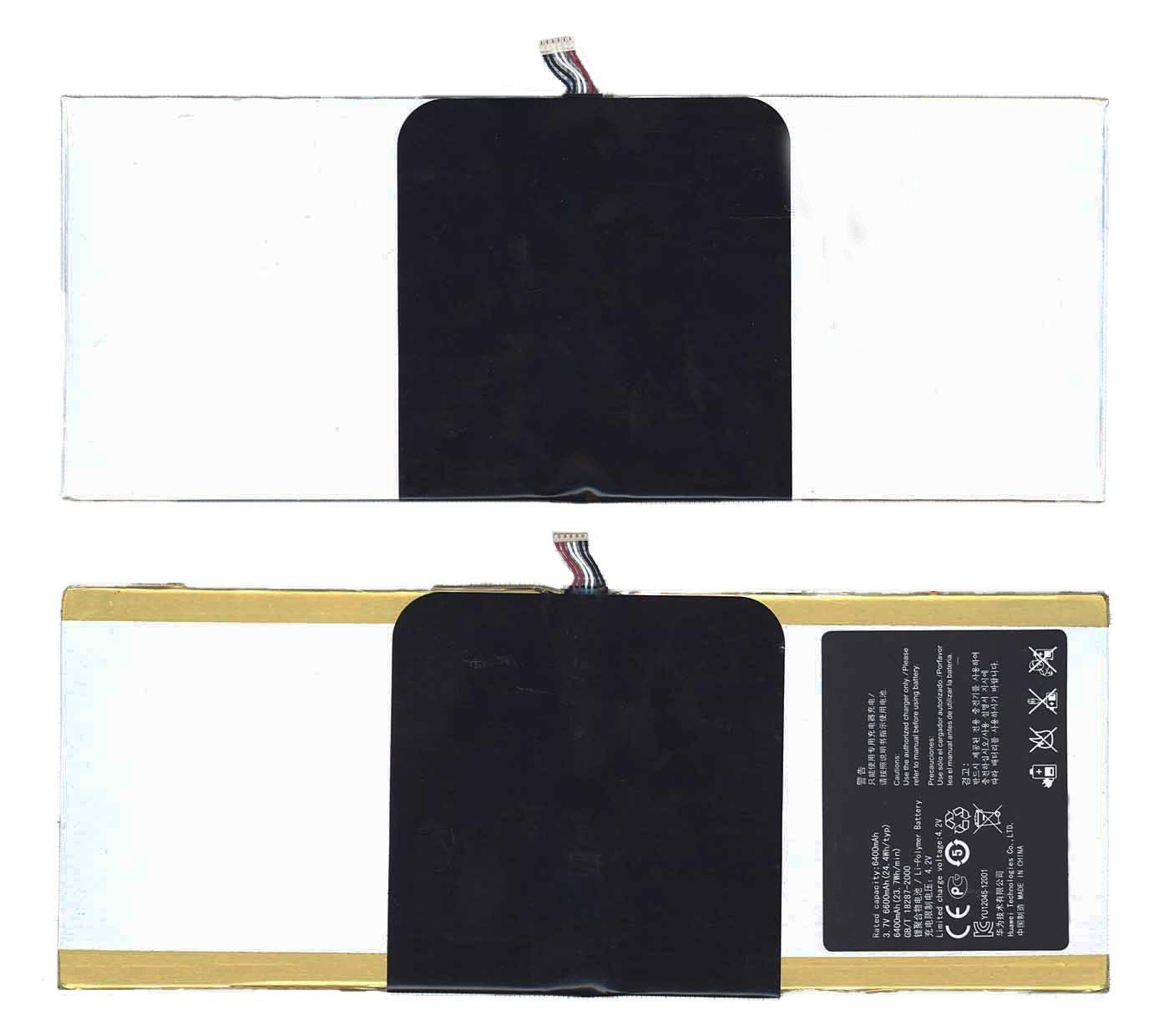 Аккумулятор для планшета Huawei HB3X1 MediaPad 10 S10-201W 3,7V 6600 mAh Black