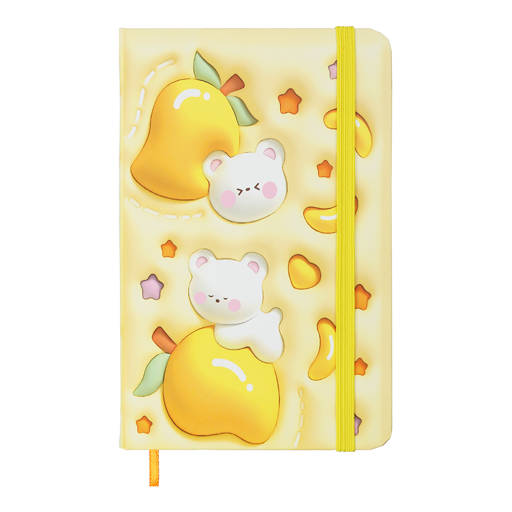 Блокнот Buromax YAMMY на резинке А6 80 листов в клетку (ZB.116101)