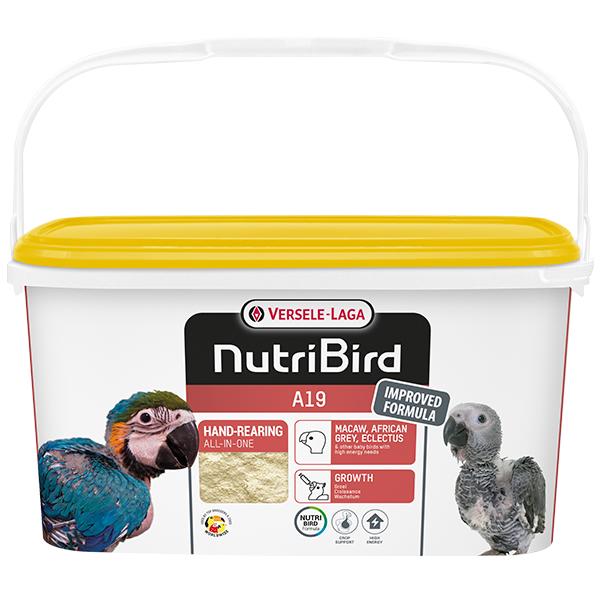 Молоко для пташенят великих папуг Versele-Laga NutriBird A19 For Baby Birds 3 кг (221723)