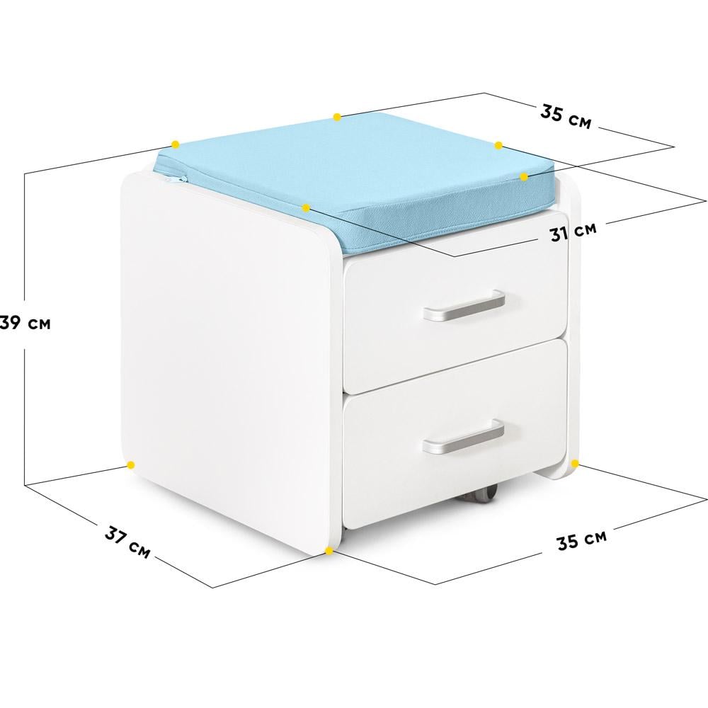 Парта детская школьная Evo-kids TH-330 BD C-3 с тумбой Голубой (TH-330 Z+BD C3_BLUE) - фото 5 Парта детская школьная Evo-kids TH-330 BD C-3 с тумбой Голубой (TH-330 Z+BD C3_BLUE) - фото 5