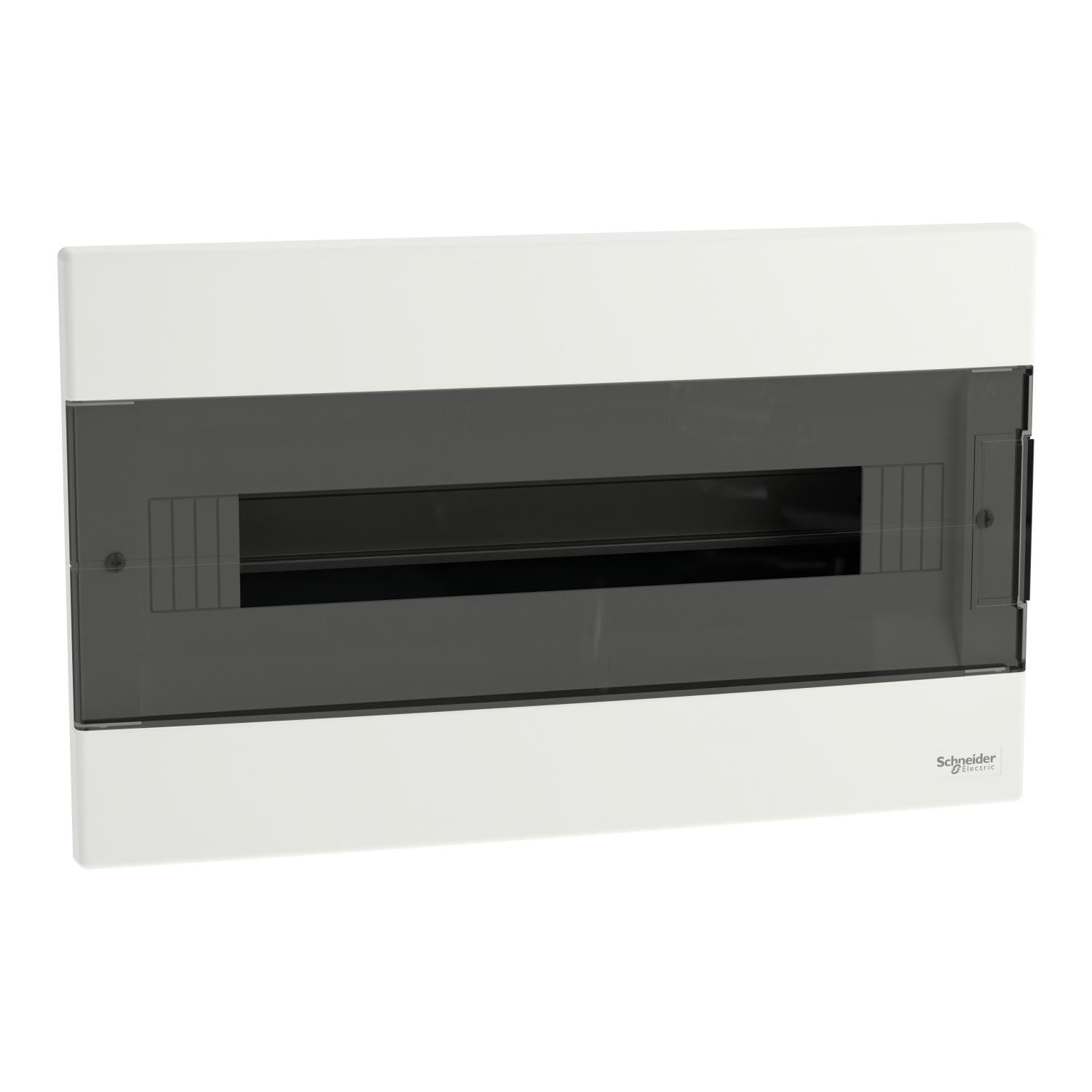 Щит врізний Schneider Electric Easy9 EU 18 модулів з димчастими дверима (EZ9EUA118)