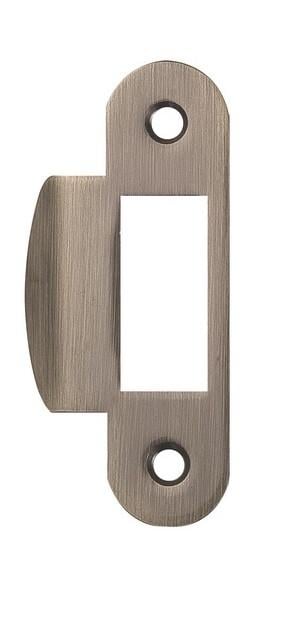 Планка для замка Siba 10590 с загнутым отбойником Античная бронза (10590 AB)
