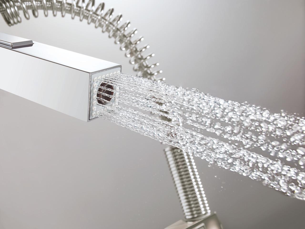 Смеситель для кухни Grohe Eurocube с гибким изливом (31395000) - фото 6 Смеситель для кухни Grohe Eurocube с гибким изливом (31395000) - фото 6