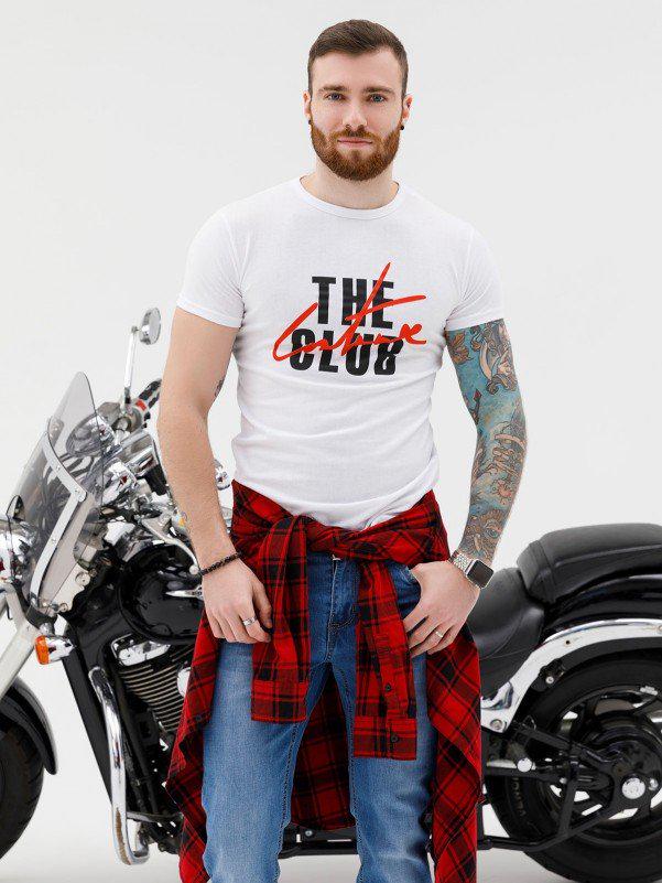 Мужская футболка ISSA Plus XL Белый (GN4-22)