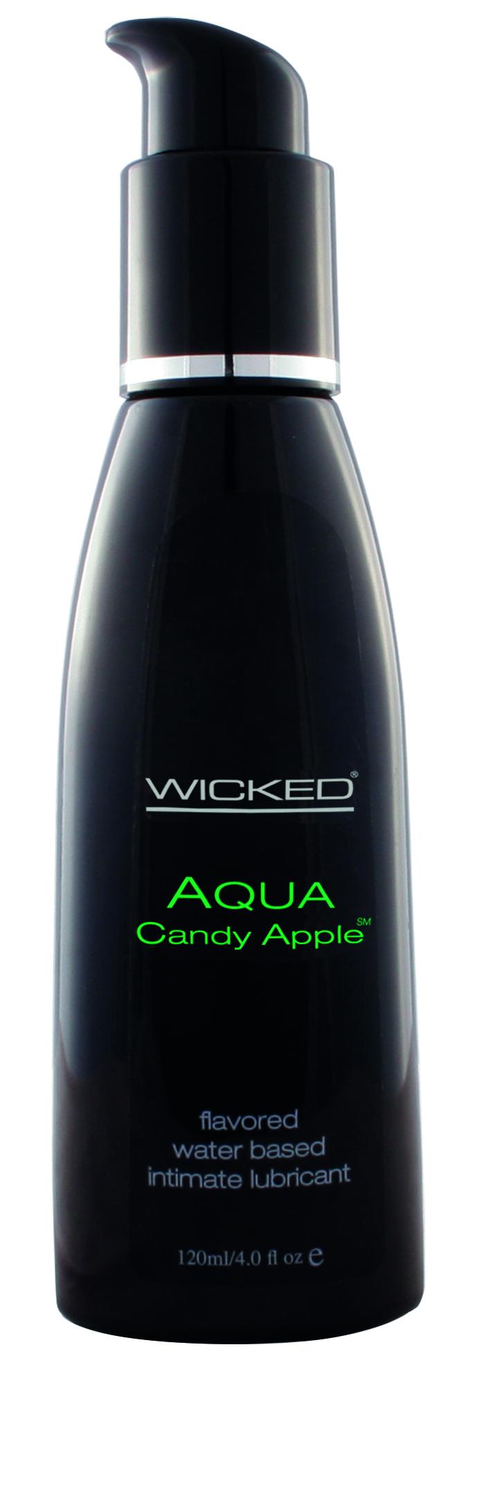 Їстівний лубрикант WICKED AQUA 120 мл зі смаком яблука