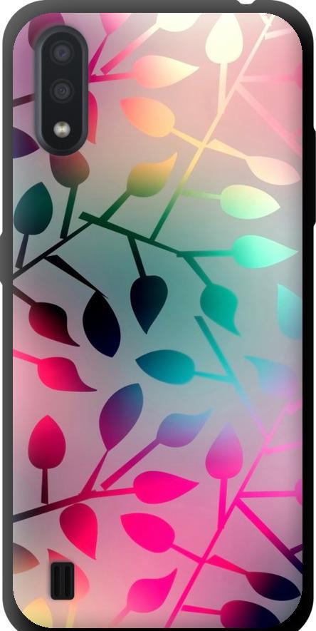 Чехол на Samsung Galaxy A01 A015F Листья (2235b-1842-42517)