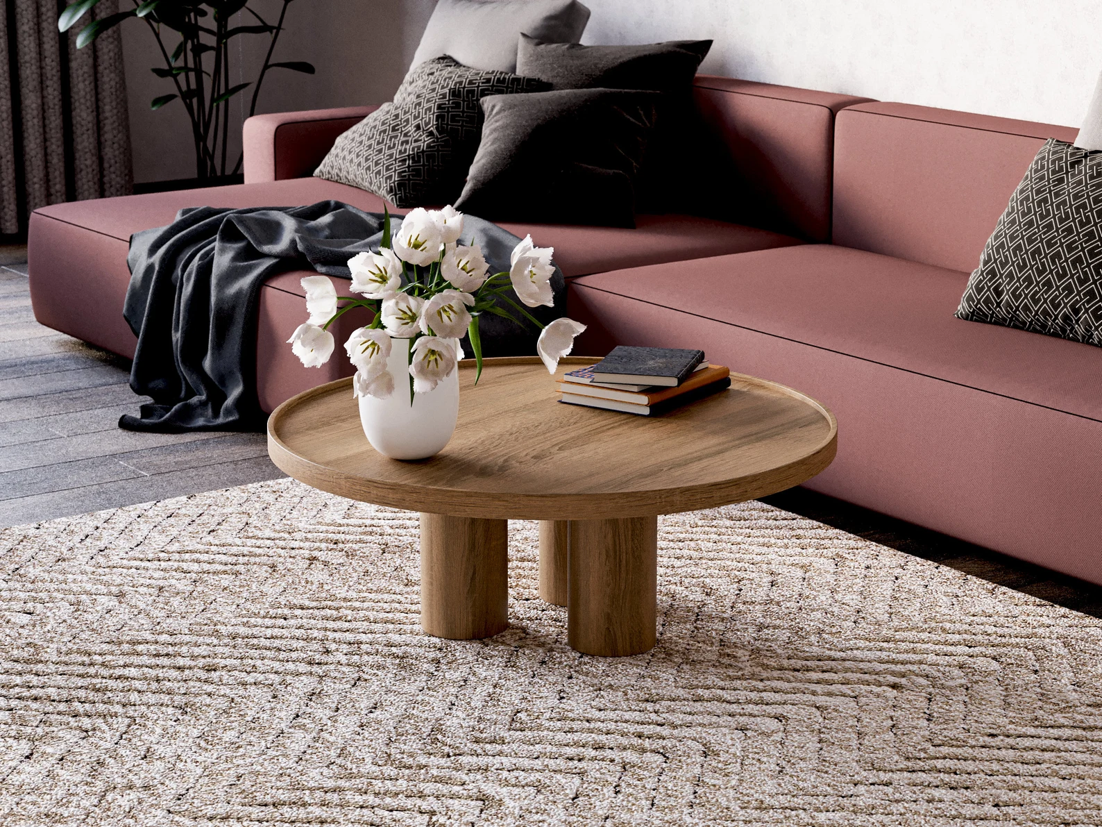 Журнальный столик Klur из массива дуба (2695789208)