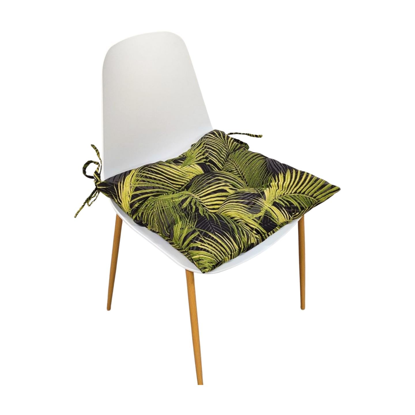 Подушка для стула eGarden KENTIA холофайбер с завязками 40x40x8 см (5667)