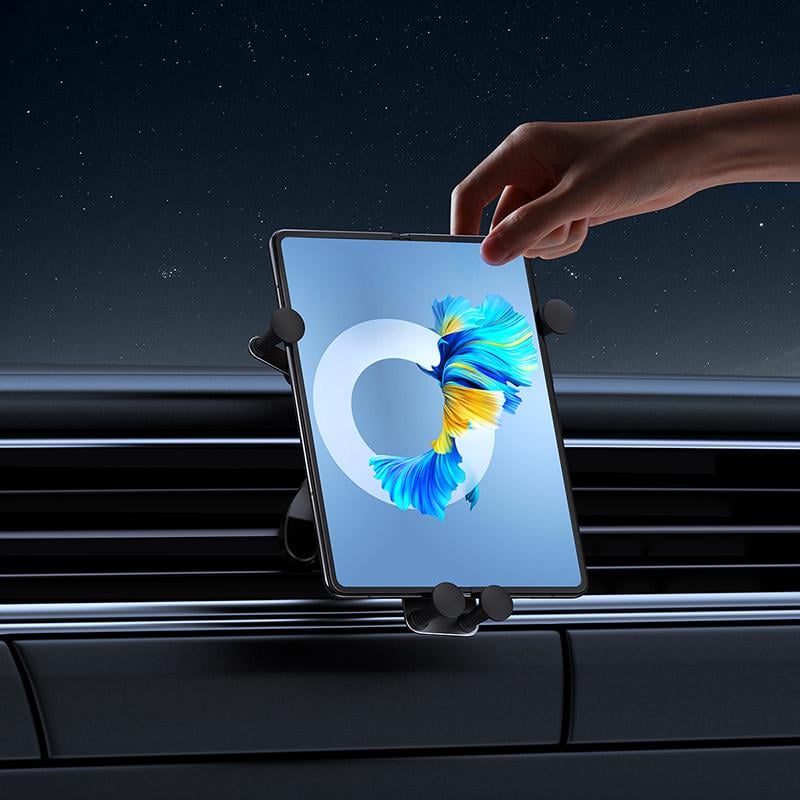 Автодержатель для телефона BASEUS UltraControl Mega Series Folding Screen Phone Car Mount Cluster Black (C40465400111-00) - фото 8