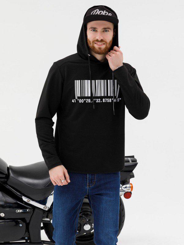 Мужская толстовка ISSA Plus XL Черный (SG-18)