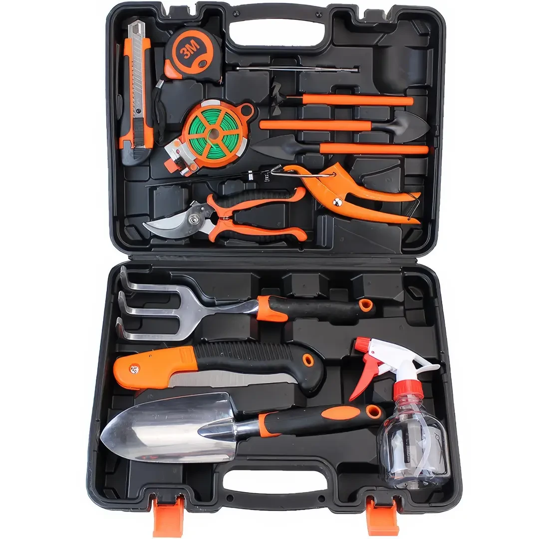 Набір садових інструментів у кейсі 14 в 1 Gardening Set ART Універсальний садовий набір Набір садових інструментів у кейсі 14 в 1 Gardening Set ART Універсальний садовий набір