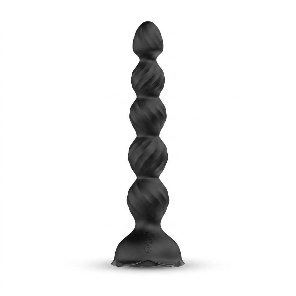 Анальная пробка смарт Magic Motion Love Spouse с вибрацией и подсветкой Черный (29831610)