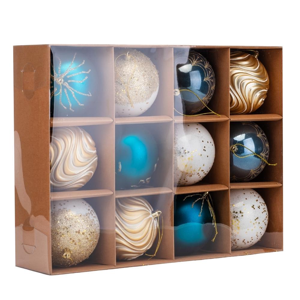 Набір ялинкових куль Таємниці Полярної Ночі 12 шт. (9125-020) - фото 2 Набір ялинкових куль Таємниці Полярної Ночі 12 шт. (9125-020) - фото 2