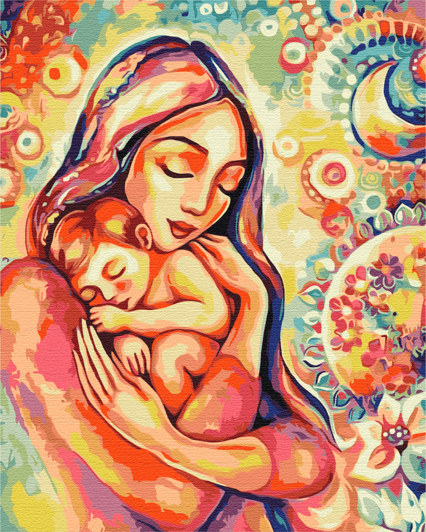 Картина по номерам Brushme BS51582 В объятиях узоров 40х50 см (1470542005)