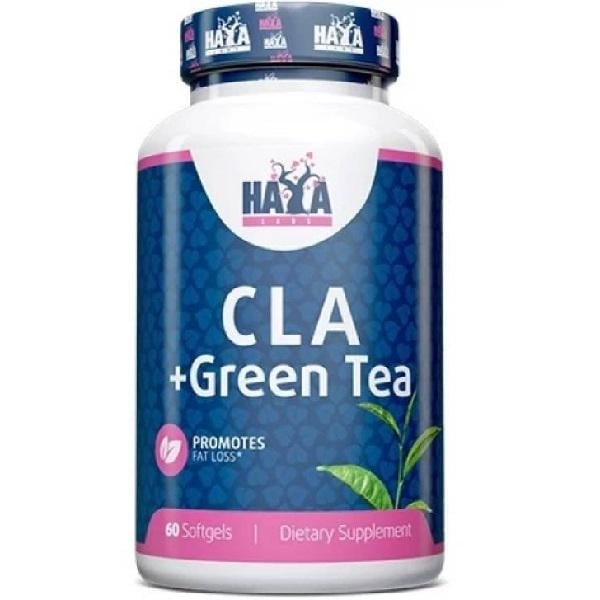 Комплекс для снижения веса Haya Labs CLA + Green Tea 60 капс. (000020323)