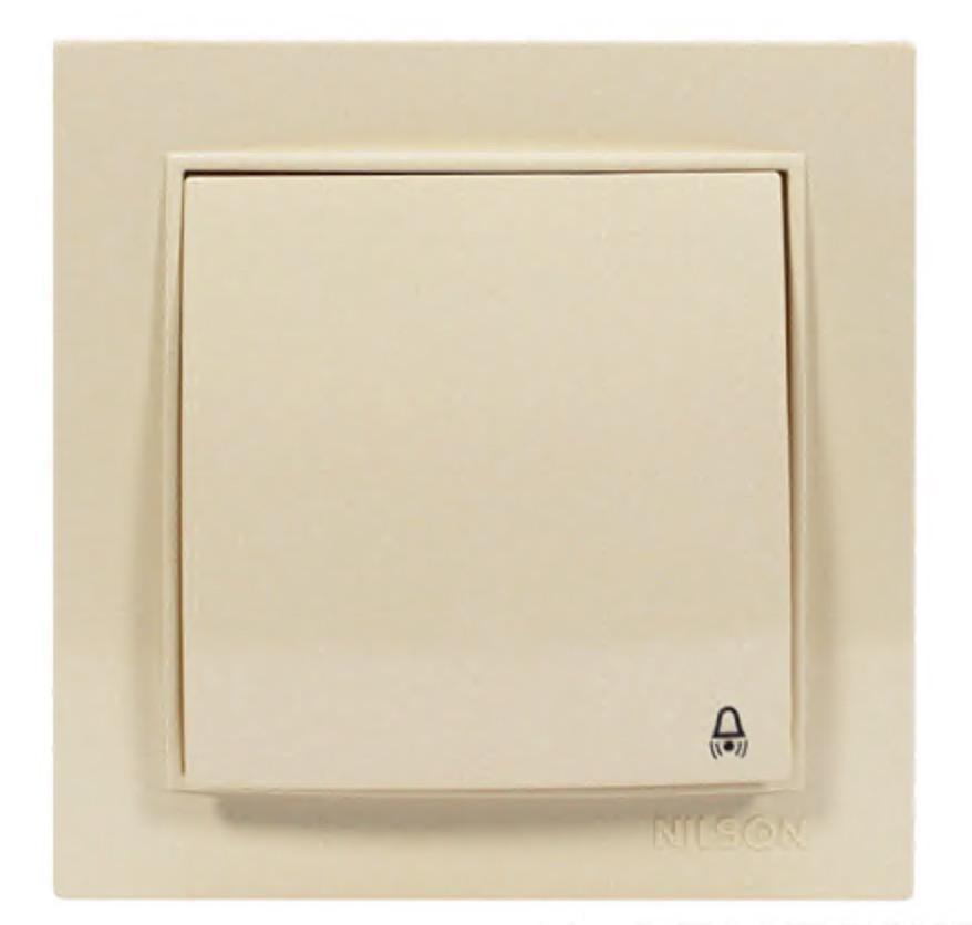 Кнопка звонка Nilson Thor Кремовый (00000006971)