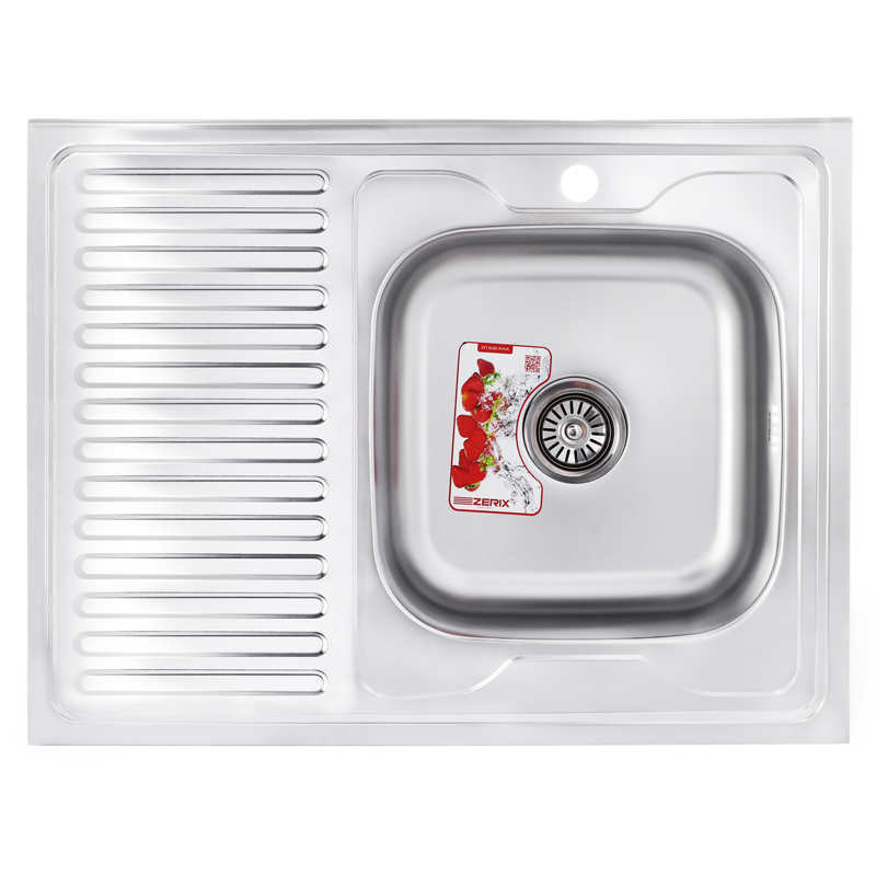 Мийка кухонна Zerix Z8060R-06-160MD micro Decor (ZS0608)