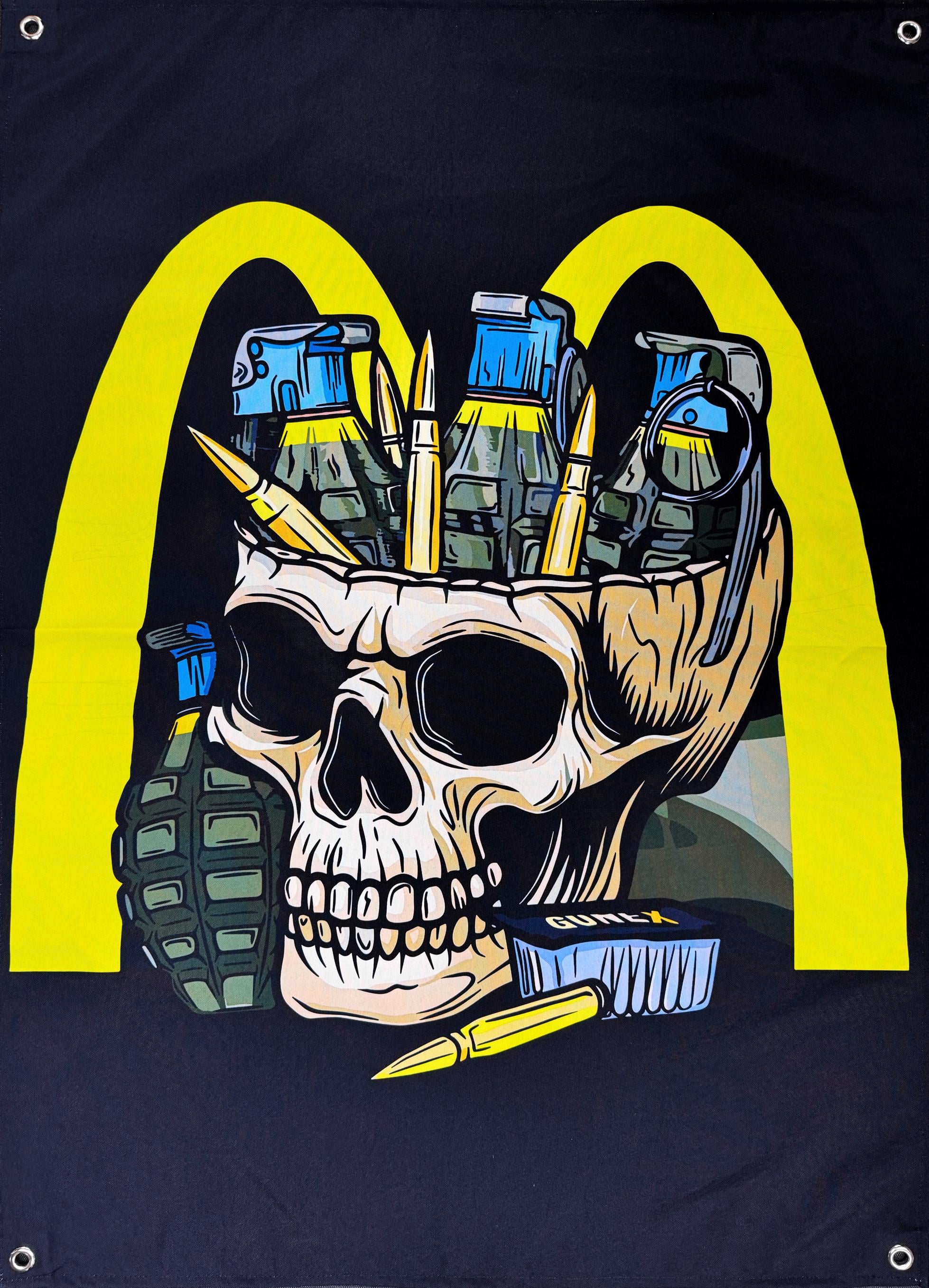 Баннер Военная реальность 900х600 мм