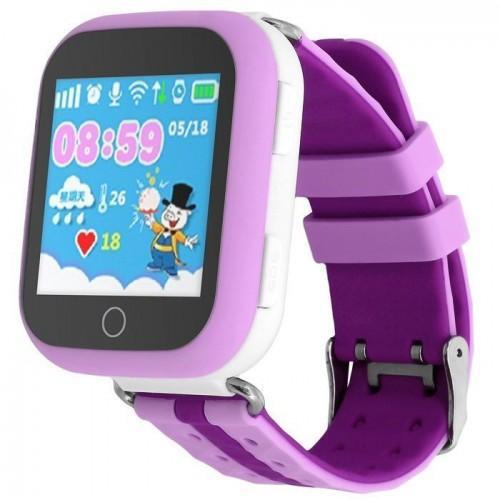 Дитячий розумний годинник Sunroz Q100s/Q750 сенсорний з GPS WiFi 3G 1,54" Рожевий (SUN10609)