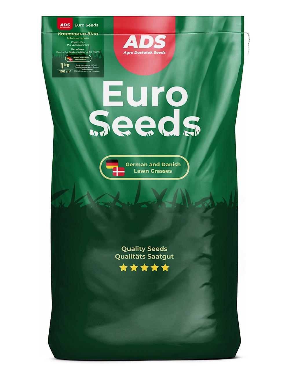 Семена для газона ADS Клевер белый ползучий сорт Liflex DSV 1 кг (2098636652)