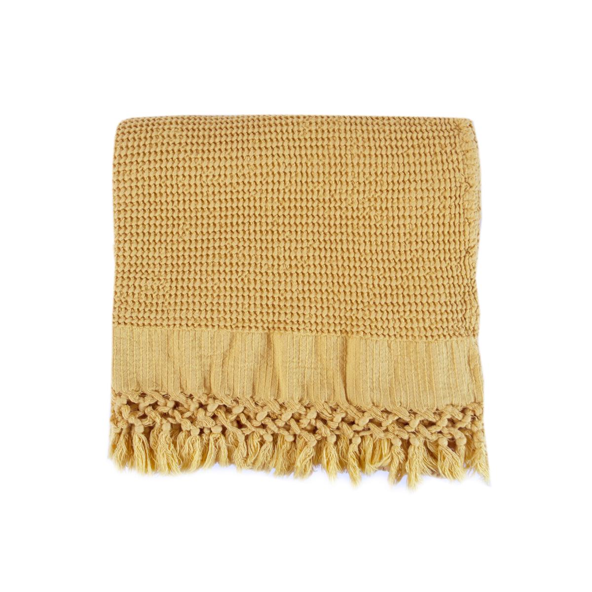 Плед Lotus Home Rius 130x170 см Горчичный (svt-2000022331319) - фото 2 Плед Lotus Home Rius 130x170 см Горчичный (svt-2000022331319) - фото 2