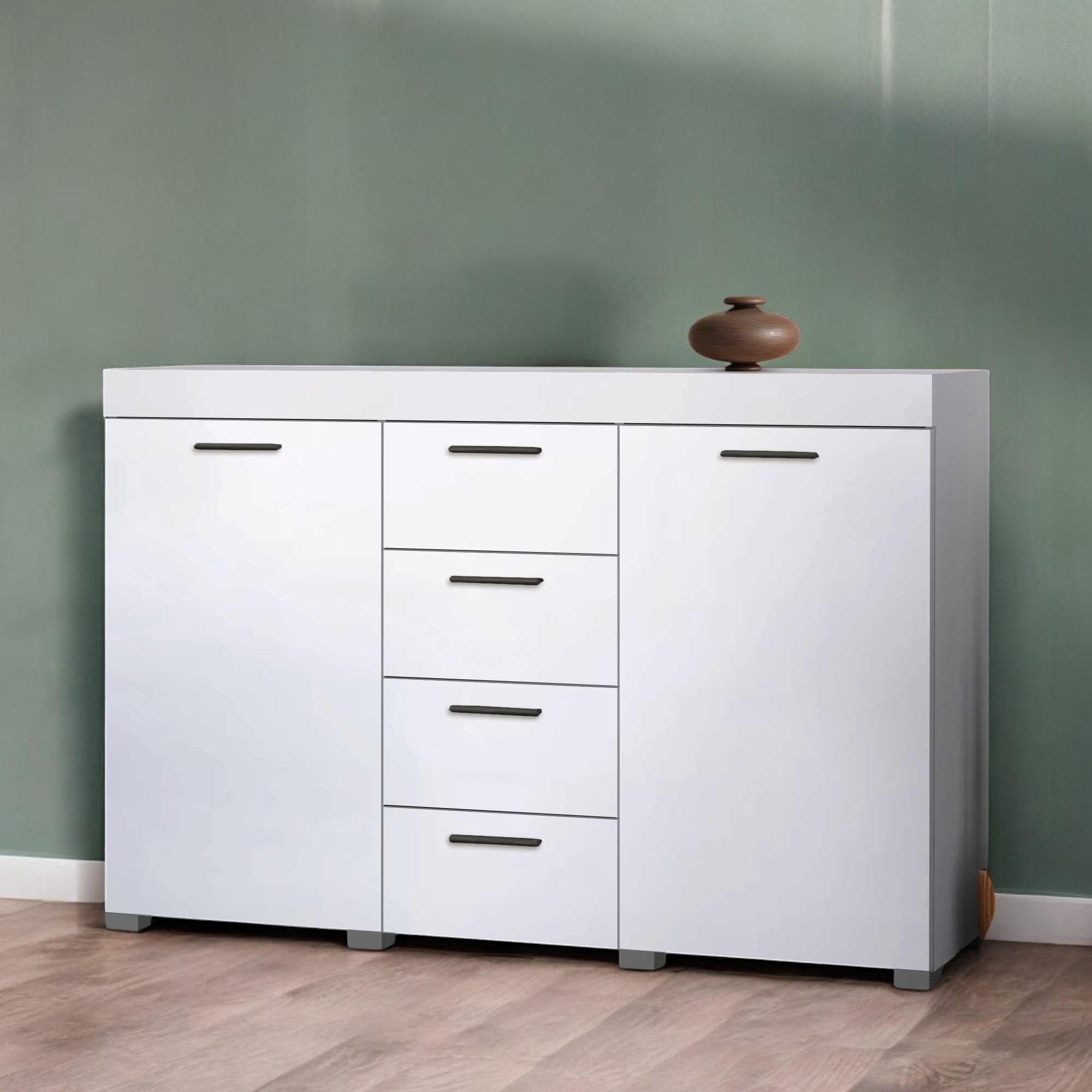 Комод з двома тумбами та висувними шухлядами Білий (О-7а) - фото 2 Комод з двома тумбами та висувними шухлядами Білий (О-7а) - фото 2