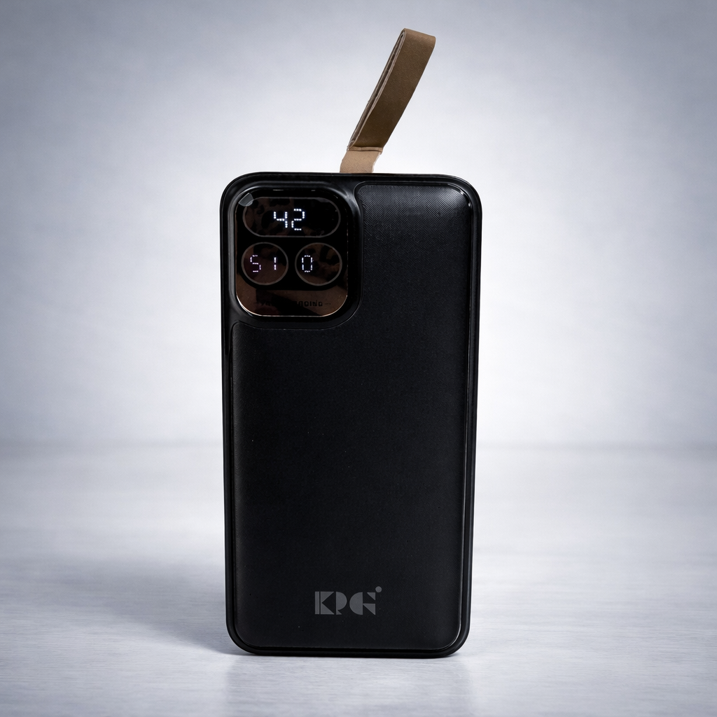 Повербанк KP KPG-501 50000 мАг з дисплеєм та вбудованими кабелями