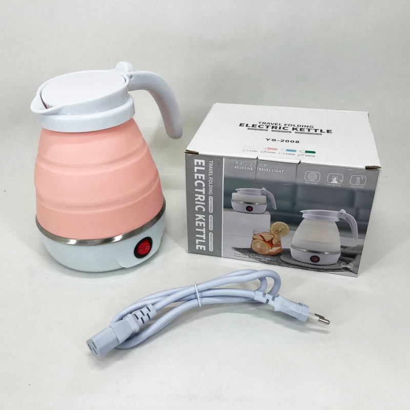 Электрочайник Travel Folding складной 500 мл 600 Вт Pink (tf5866) - фото 9 Электрочайник Travel Folding складной 500 мл 600 Вт Pink (tf5866) - фото 9