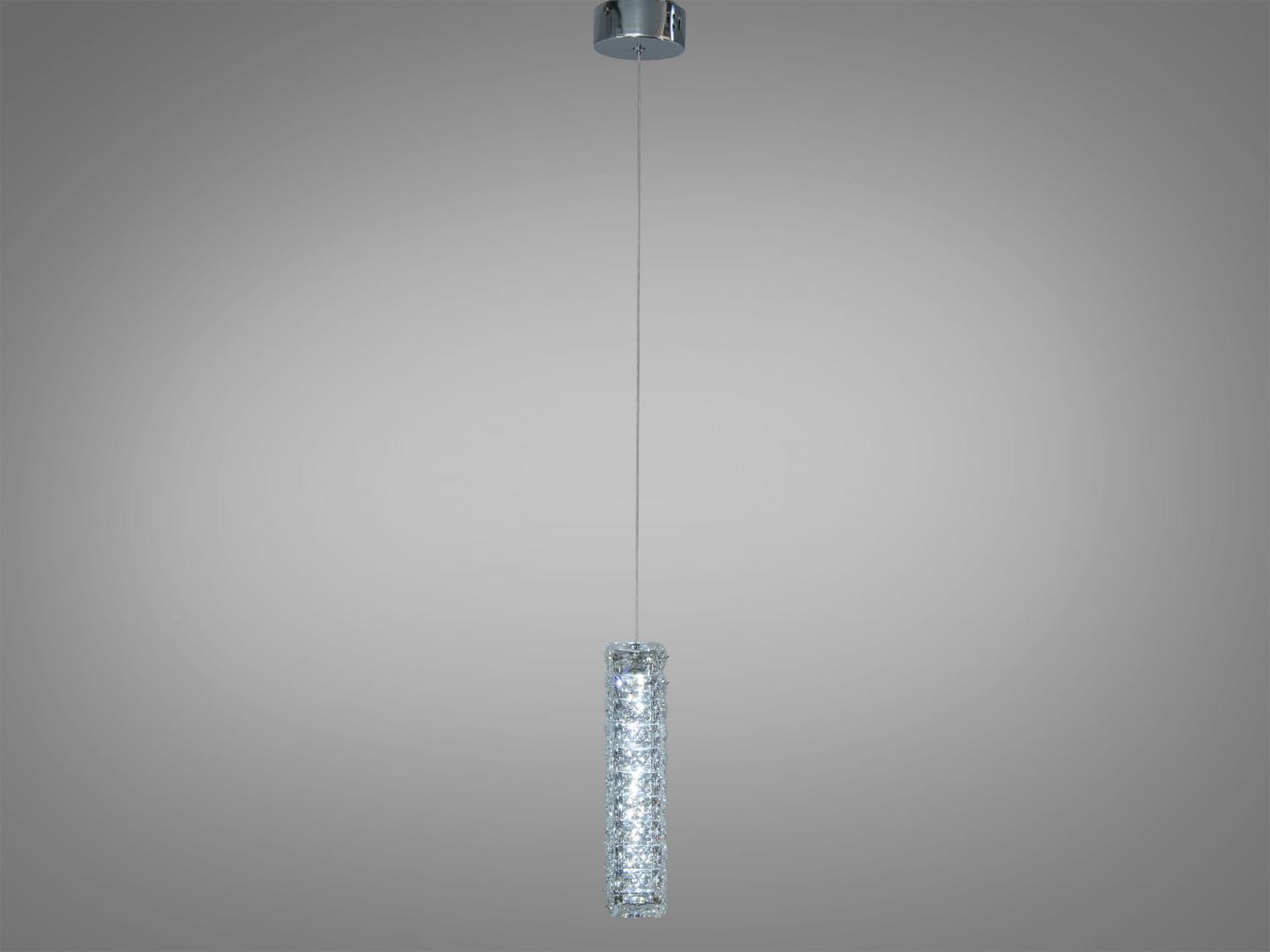 Подвес Diasha Led хрустальный 10 Вт Хром (7927/1CH) Подвес Diasha Led хрустальный 10 Вт Хром (7927/1CH)