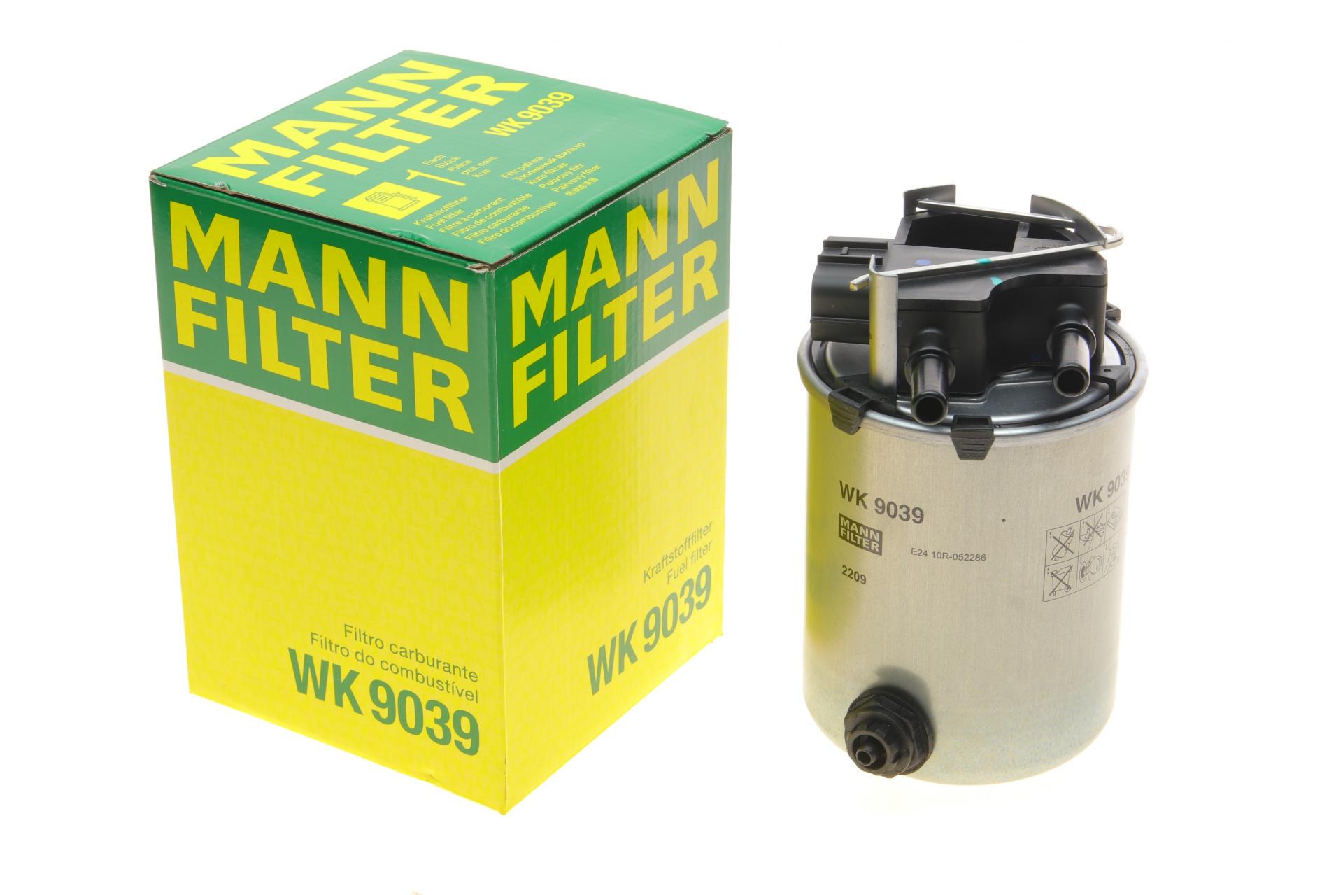 Фильтр топливный Mann-Filter для Nissan Qashqai 1,6dCi 11- (WK 9039)
