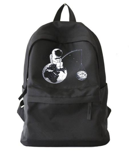 Рюкзак міський Космонавт 40х26 см Чорний (1259)