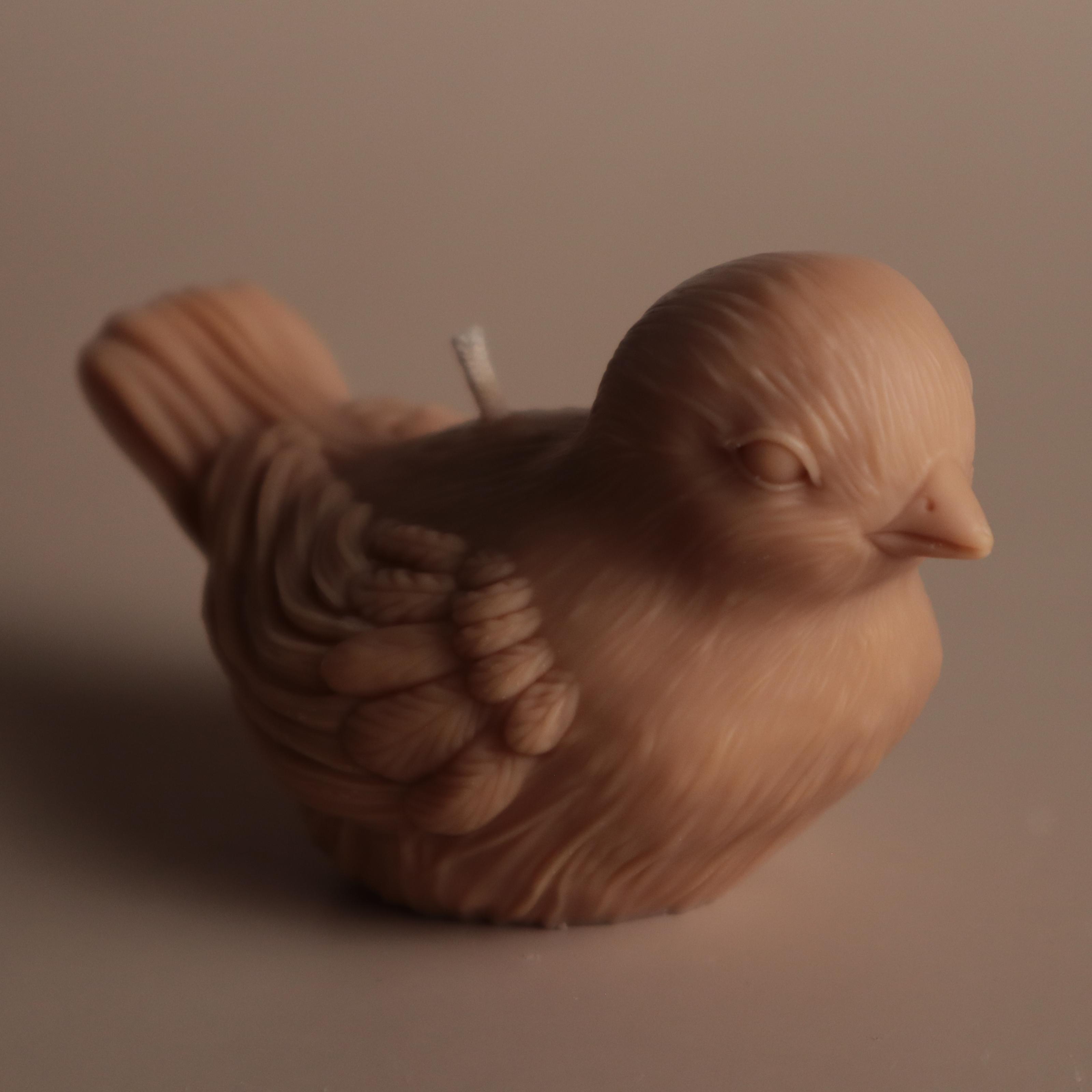 Аромасвічка соєва Wax Harmony Ваніль Пташка Коричневий (1001231)