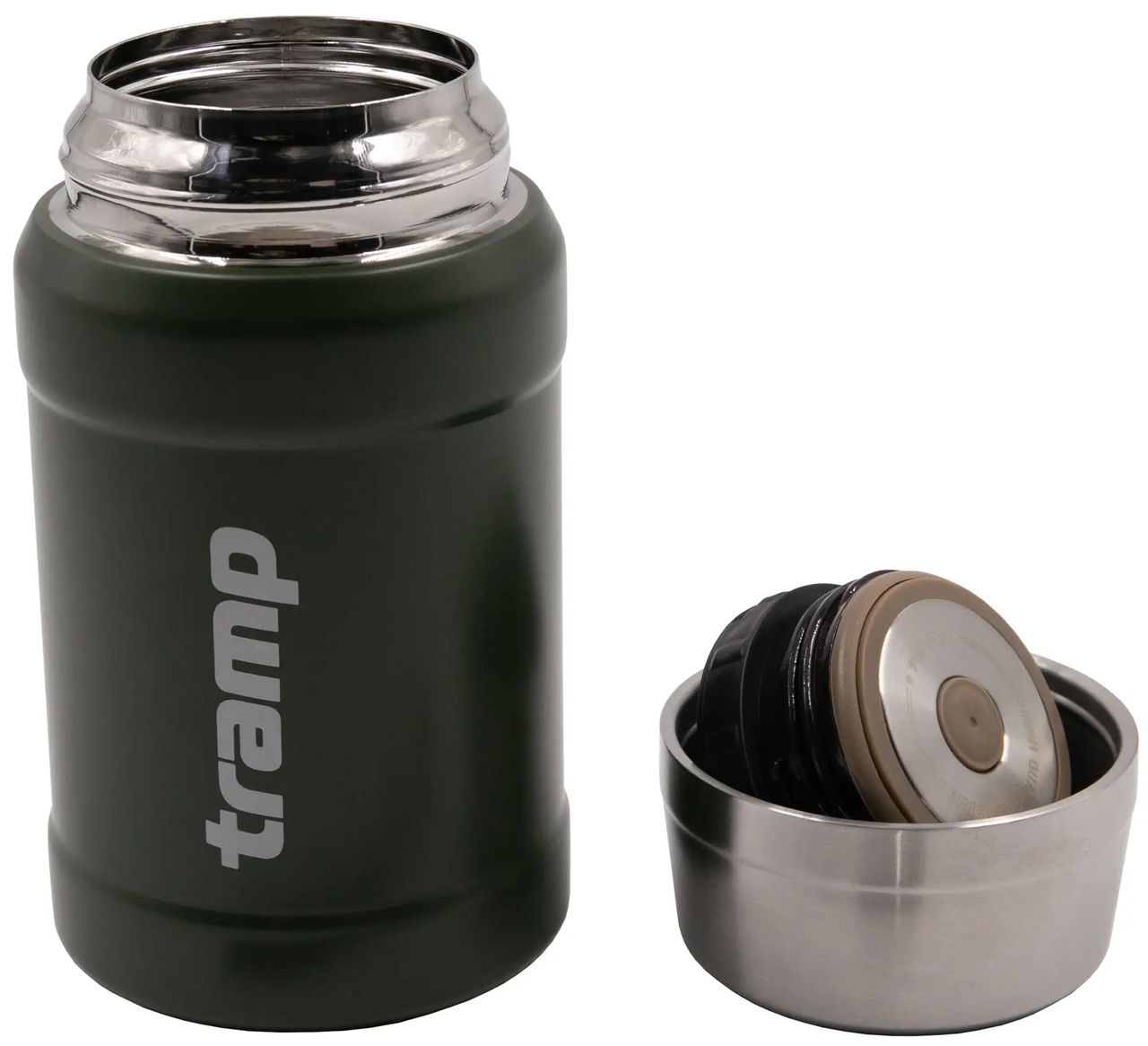 Термос для їжі Tramp з чохлом та розкладною ложкою 0,8 л Зелений UTRC-132 - фото 2 Термос для їжі Tramp з чохлом та розкладною ложкою 0,8 л Зелений UTRC-132 - фото 2