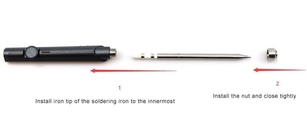 Паяльник портативний Saneryigo SH72 з регулюванням температури 220-400 градусів/65 Вт/12-24V/з жалом I (1540723700) - фото 10 Паяльник портативний Saneryigo SH72 з регулюванням температури 220-400 градусів/65 Вт/12-24V/з жалом I (1540723700) - фото 10