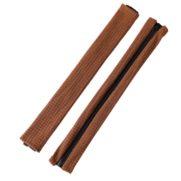 Комплект чехлов на подлокотники Slavich для офисного кресла 2 шт. 10х45 см Кофейный (24089068)