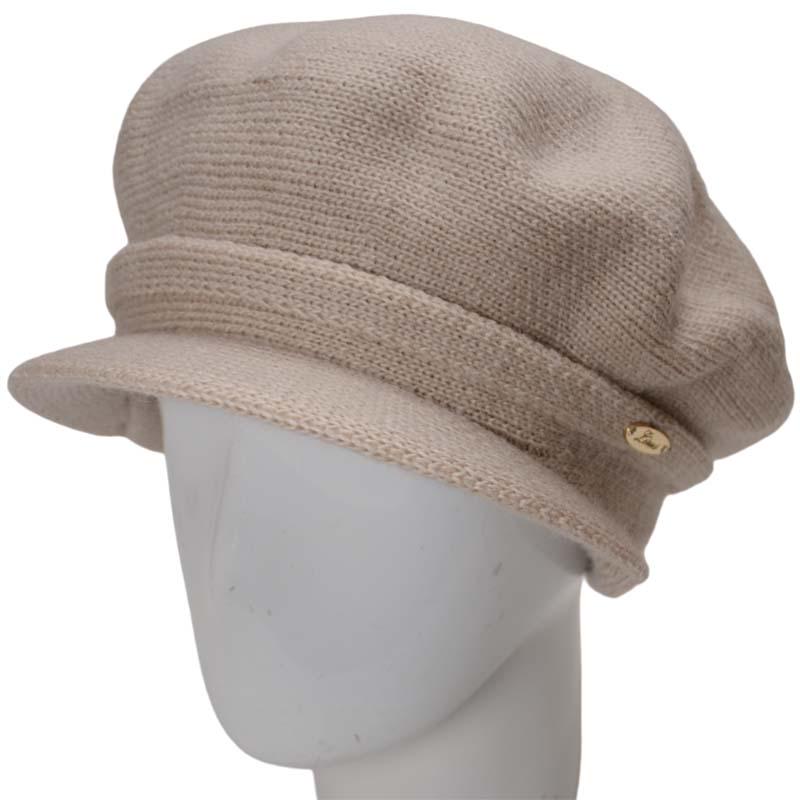 Шапка женская зимняя Lirus Дороти с козырьком шерстяная на флисовой подкладке One size Лен (131734) - фото 1 Шапка женская зимняя Lirus Дороти с козырьком шерстяная на флисовой подкладке One size Лен (131734) - фото 1