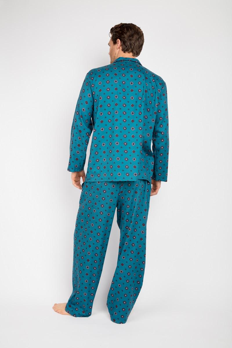 Пижама мужская Cyberjammies Lewis 6635-6636 M Бирюзовый (5051877370753) - фото 2