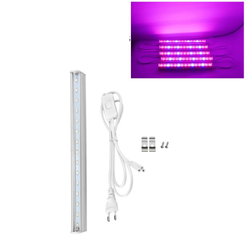 Фитолампа трубчатая для выращивания растений 6W 220 В 30 см Красный/Синий (40_077) - фото 6 Фитолампа трубчатая для выращивания растений 6W 220 В 30 см Красный/Синий (40_077) - фото 6