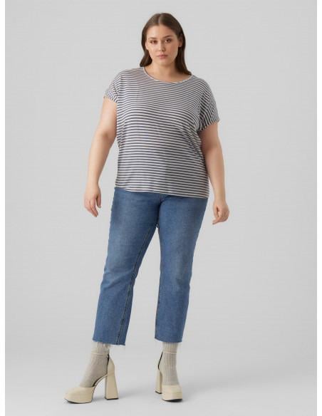 Топ Vero Moda 10285452 Полоски р. 46-48 Синий