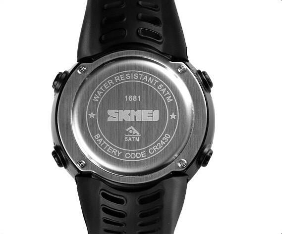 Годинник наручний Skmei 1681 Black (18487) - фото 3 Годинник наручний Skmei 1681 Black (18487) - фото 3