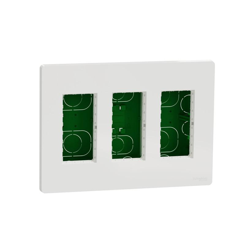 Блок Schneider Electric Unica System скрытая вставка+ 3х2 ABS Белый (NU173418) Блок Schneider Electric Unica System скрытая вставка+ 3х2 ABS Белый (NU173418)