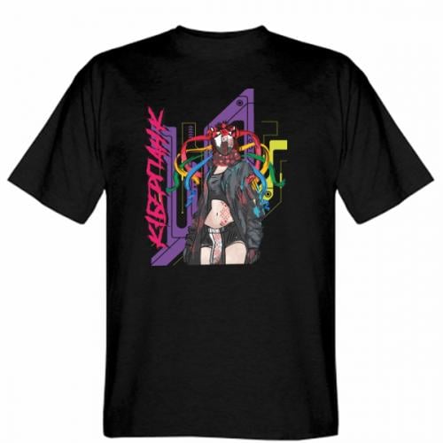 Футболка мужская Stedman Казачка в стиле киберпанк S Черный (15496450-2-192219-S)