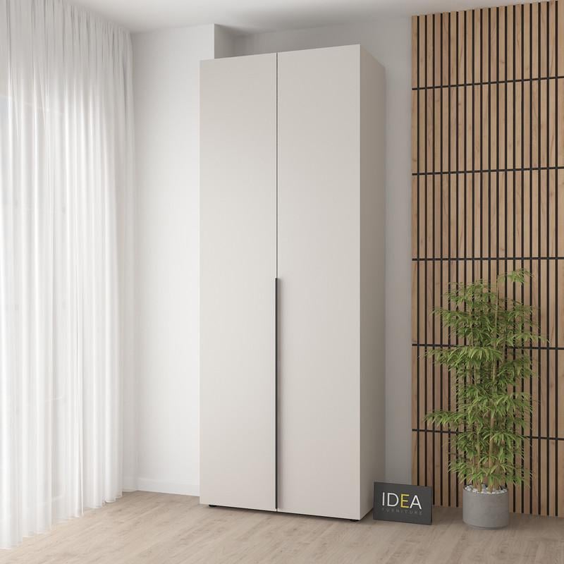 Шафа для одягу комбінована Idea Д-128 900x2426x500 мм Кашемір (32145222)