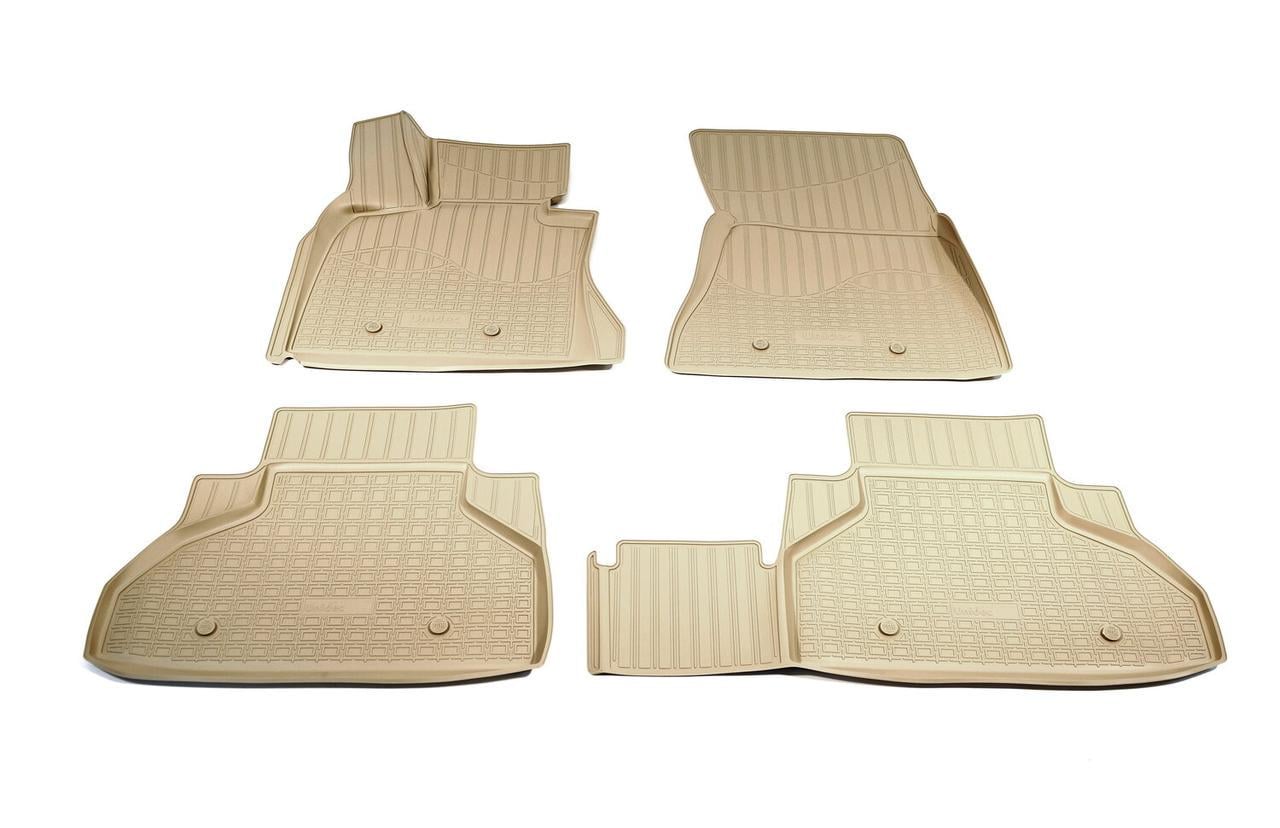 Коврики NorPlast в салон BMW X6 F16/F86M 14-20 4 шт. Бежевый (NPA11-C07-760-B)