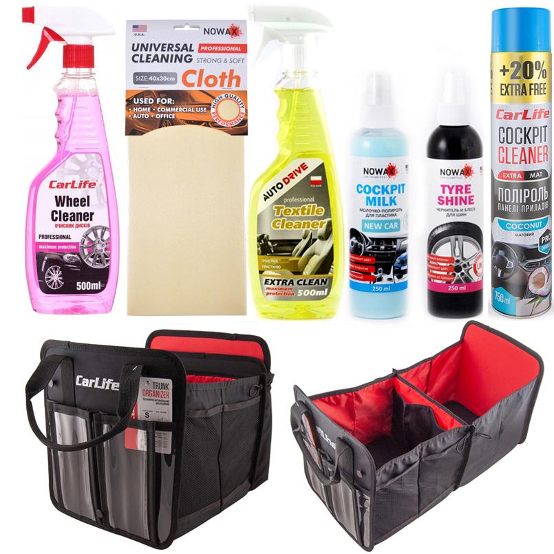 Набор по уходу за авто Nowax в органайзере (na_64)